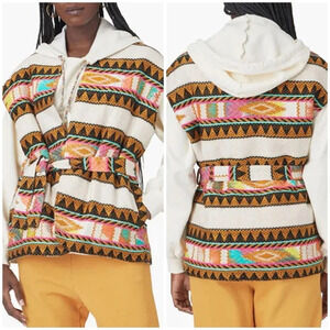 XIRENA Electric Cream Belted Brett Vest SZ XS